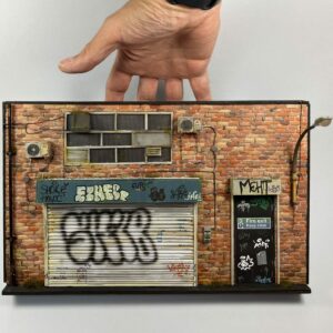 Street Alley - 1:35th Scale Urban Diorama - Miniature Model